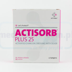 Actisorb Plus 10,5* 10,5 cm 1pc per ferite infette